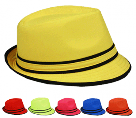 FEDORA HAT- F8 Multi Colors