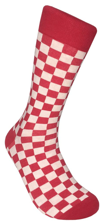 SOCKS--53 Red Checkered
